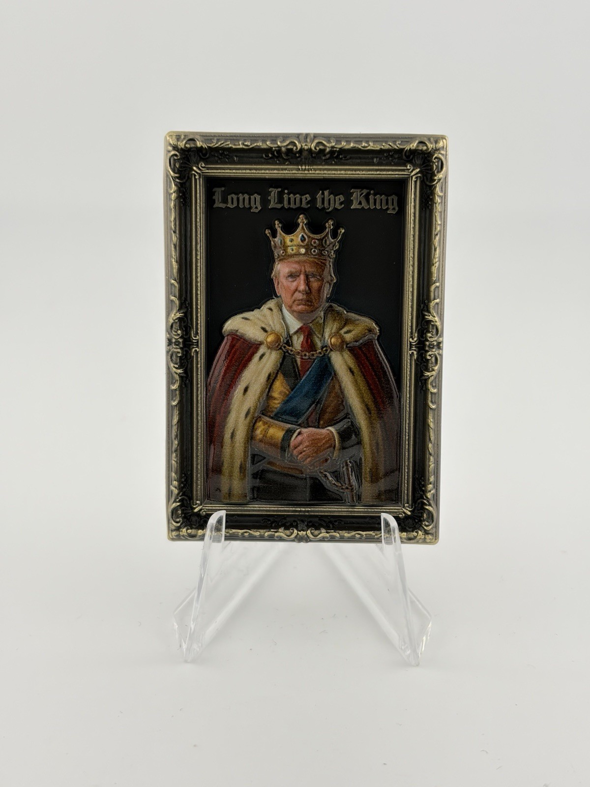 🔥Rare🚨Long Live King Trump Serialized Challenge Coins! Original