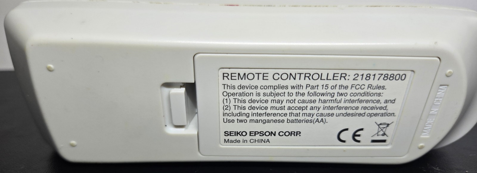 Epson PowerLite 98 3LCD Projector - Tested Working with remote