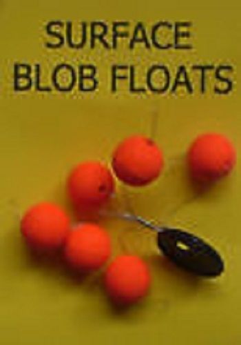 CARP FISHING SURFACE FISHING HI VIS FLUORO BLOB FLOATS - VARIOUS SIZES AVAILABLE