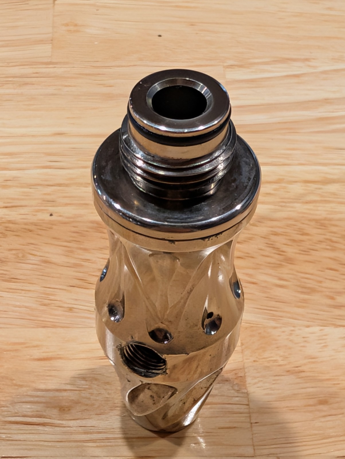 WGP Inline Regulator Black Magic Nickel