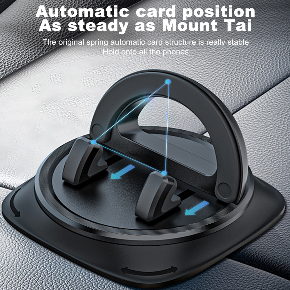 Adhesive 360° Rotatable Navigation Dashboard Phone Holder Stand car Accessories