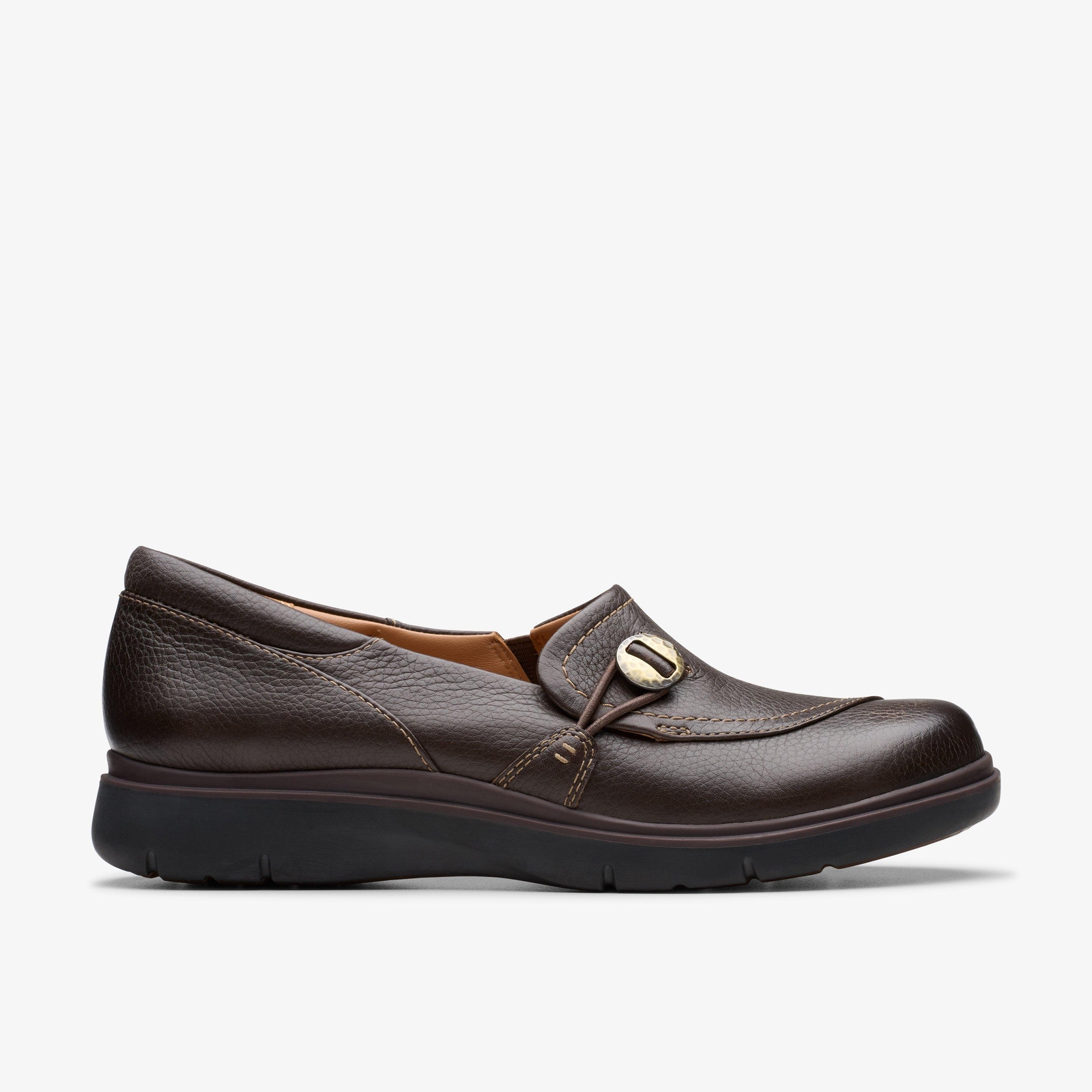 Clarks Women's Certina Ease Dark Brown Leather 26179948