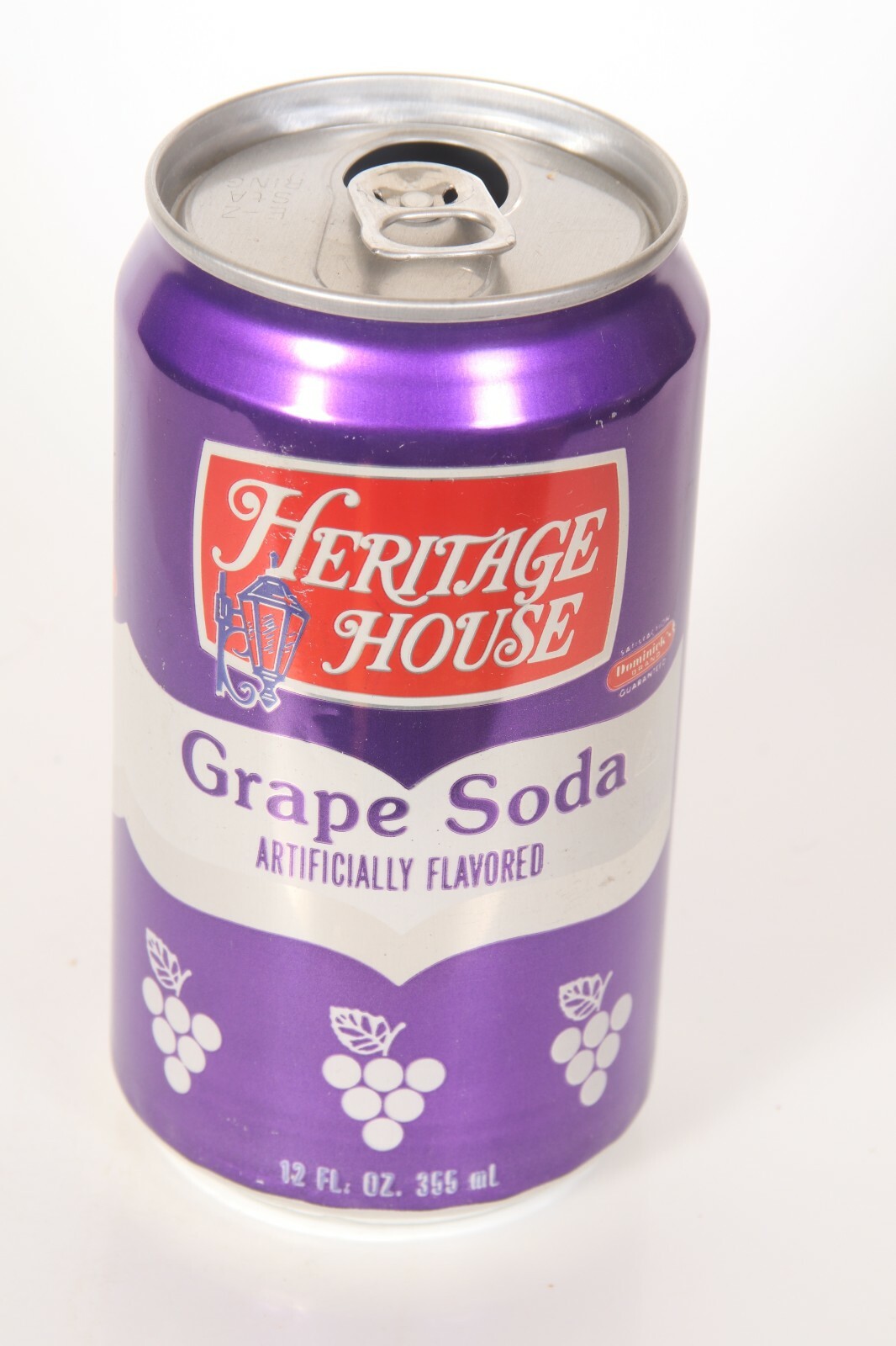 Heritage House Grape soda can