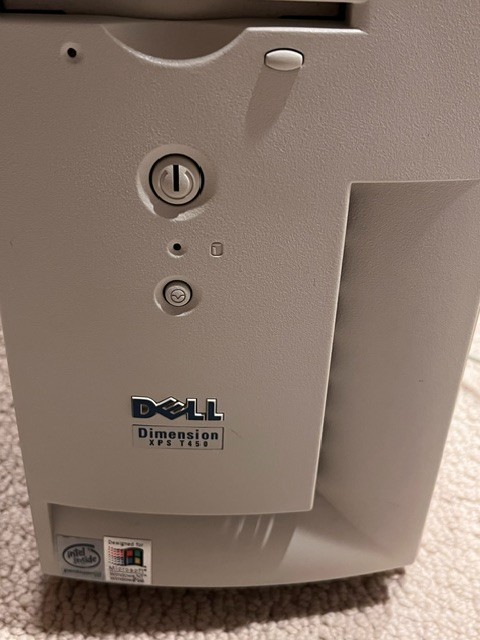 Vintage Fully Functional Dell Dimension XPS T450 Desktop PC-A Collector's Dream
