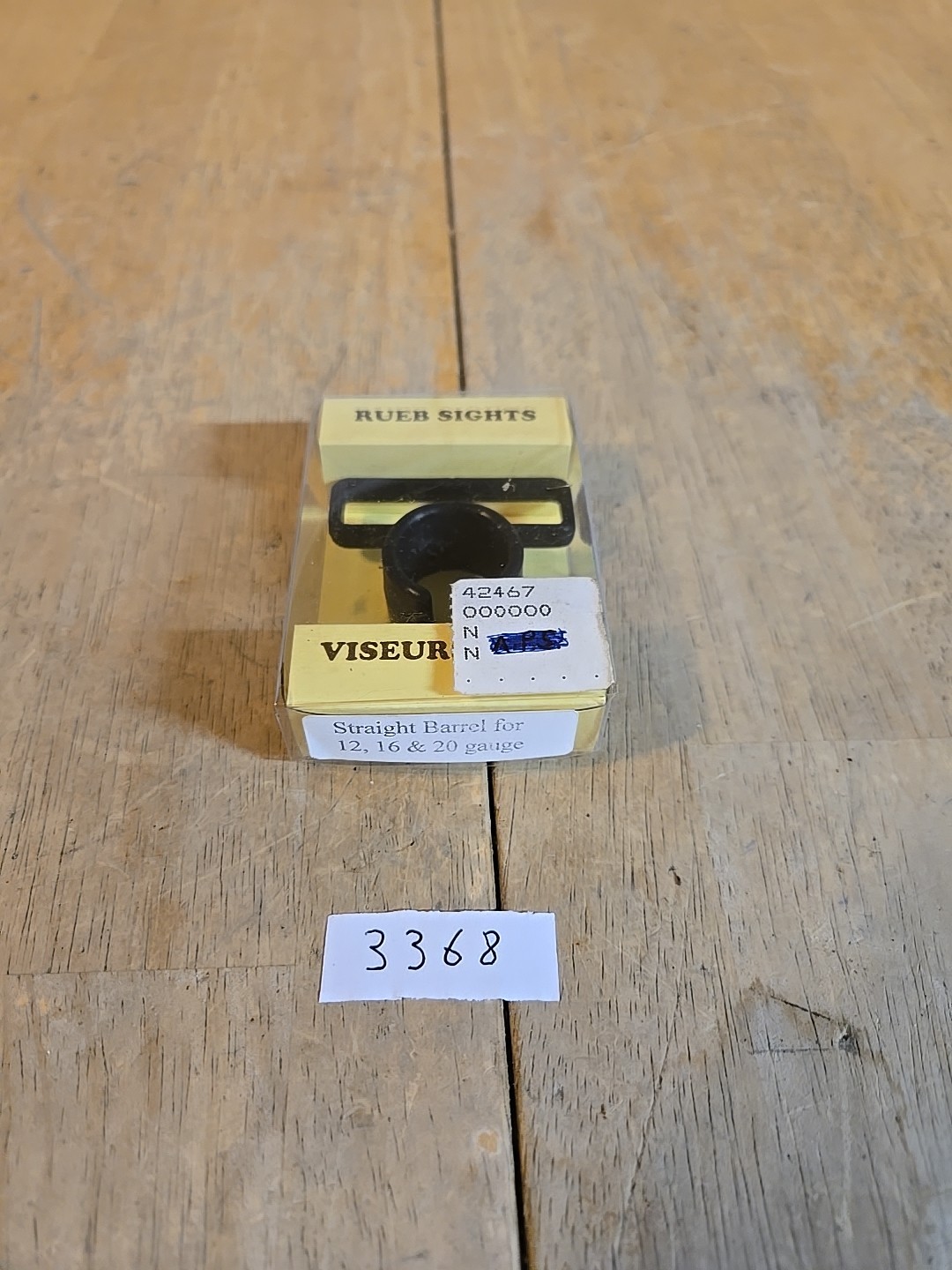 1 Rueb Sights Straight Barrel Shotgun Sight For 12, 16, & 20 Gauge
