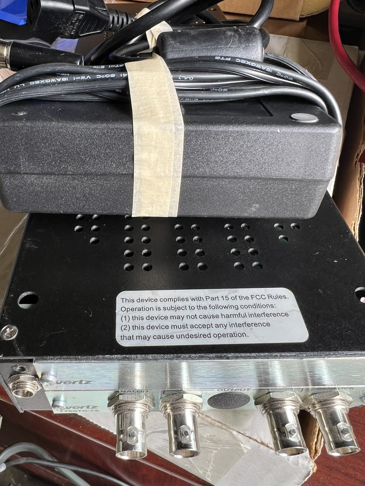 Evertz S7701FR Standalone frame which holds 1 single slot or 1 dual slot module