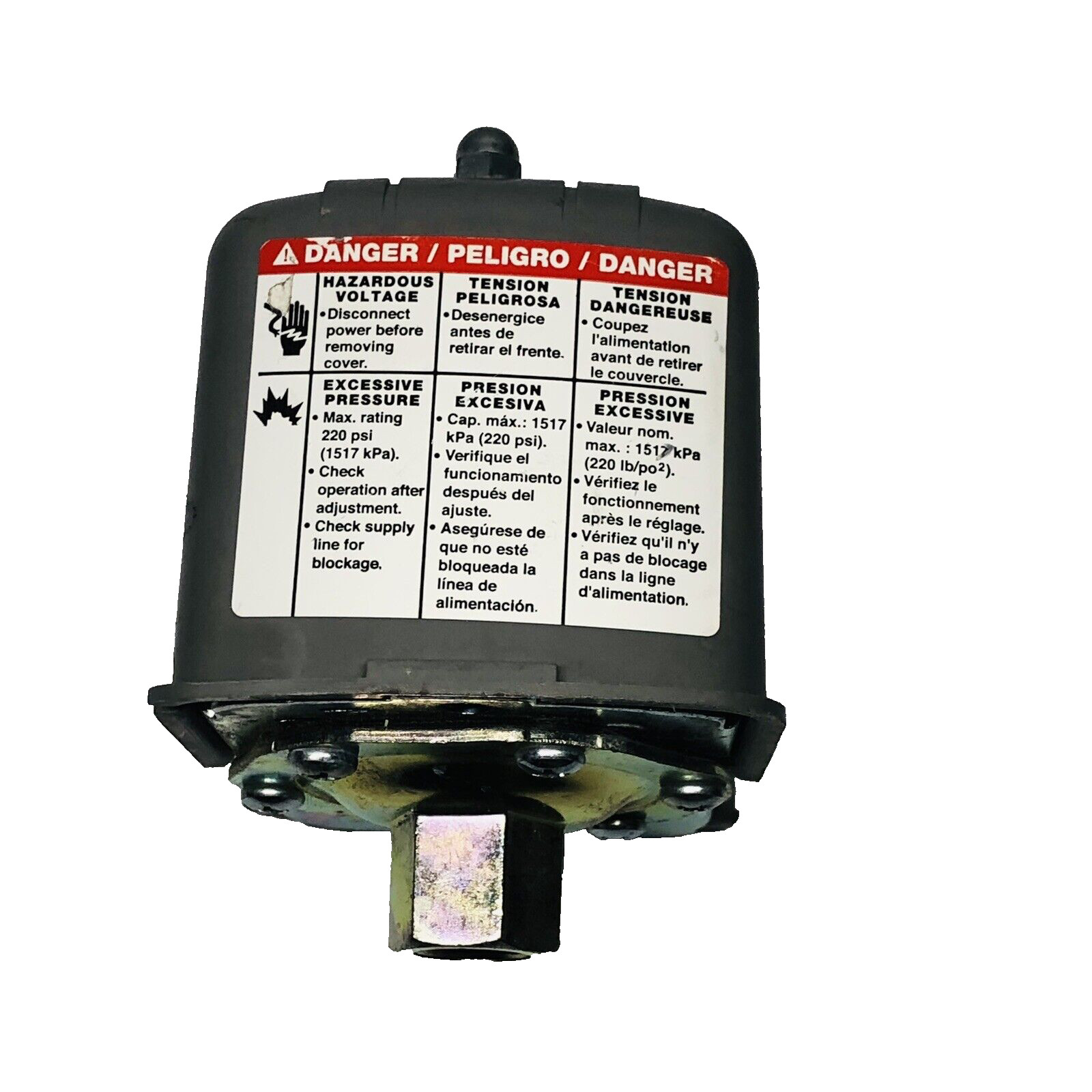 TELEMECANIQUE SENSORS PRESSURE SWITCH C2411