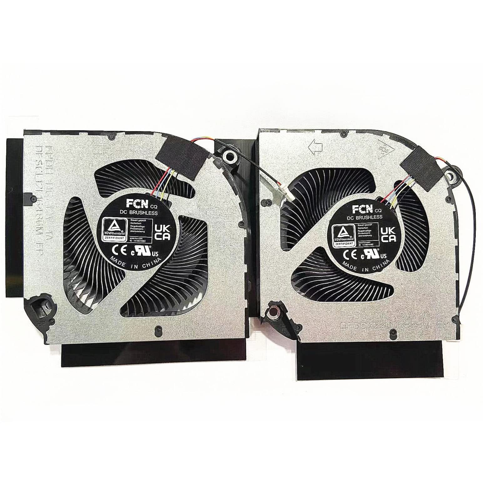 Fleshy Leaf New CPU+GPU Cooling Fan Replacement for Acer Nitro 5 AN515-58...