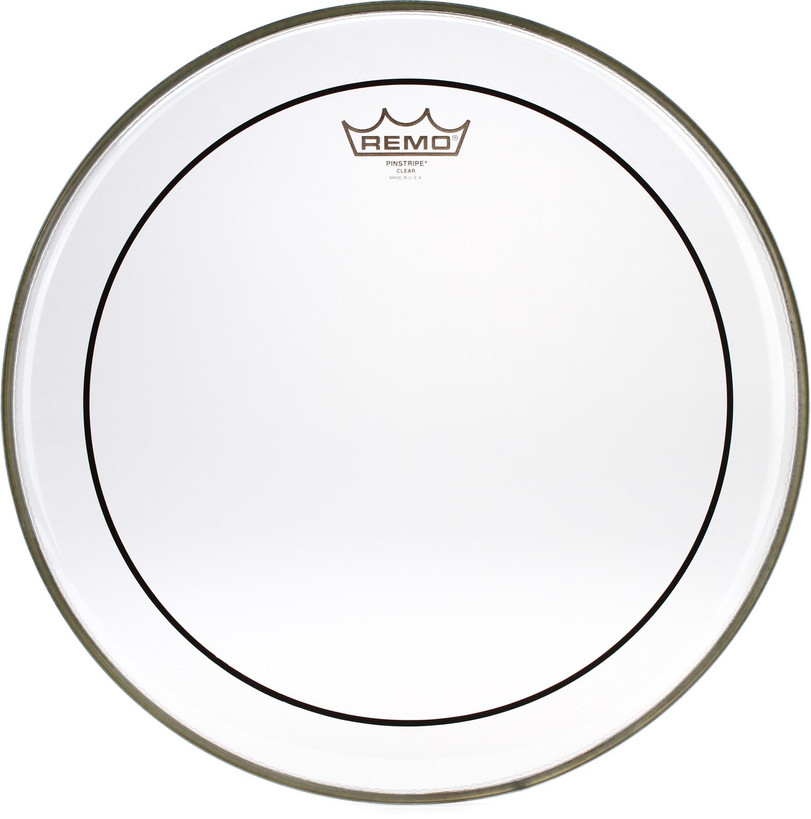 Remo Pinstripe Clear Drumhead - 15 inch (3-pack) Bundle