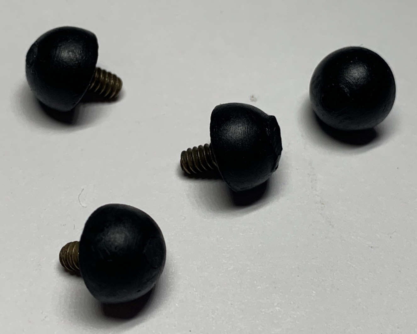 (4) Vintage Moog RUBBER FOOTS For Pedals Or Rack Effects Original OEM  LOT OF 4