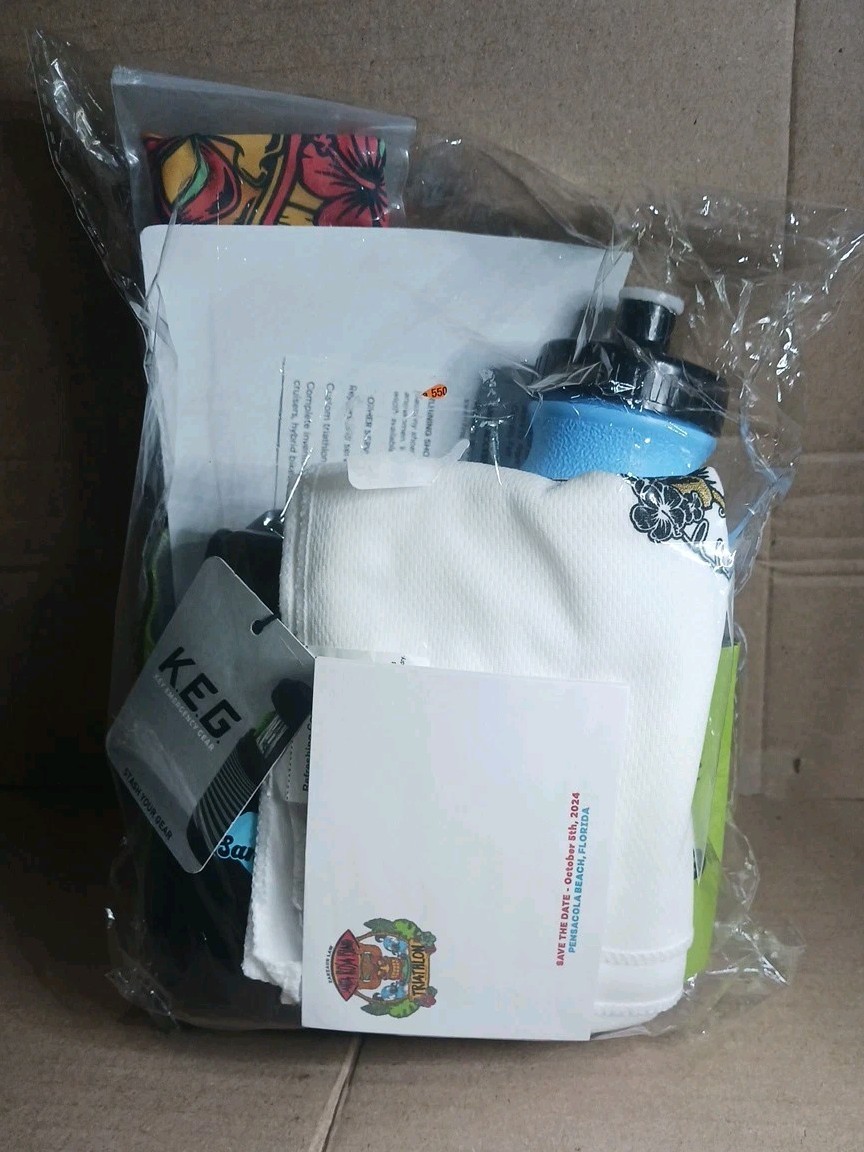 Santa Rosa Island Triathlon 2024 Gift Bag Souvenirs for Athletes.  NEW!!