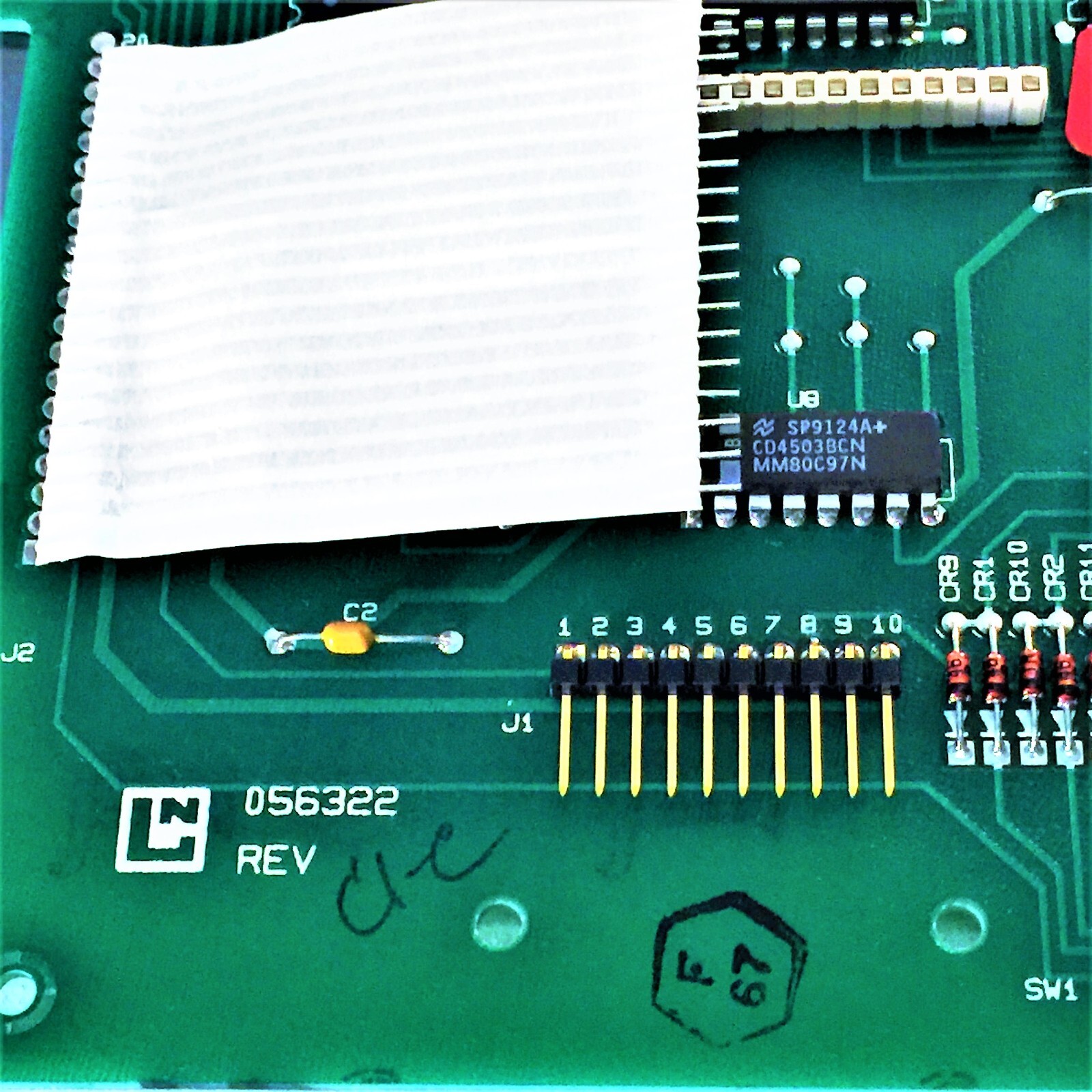 LEEDS NORTHRUP 056322 CIRCUIT BOARD