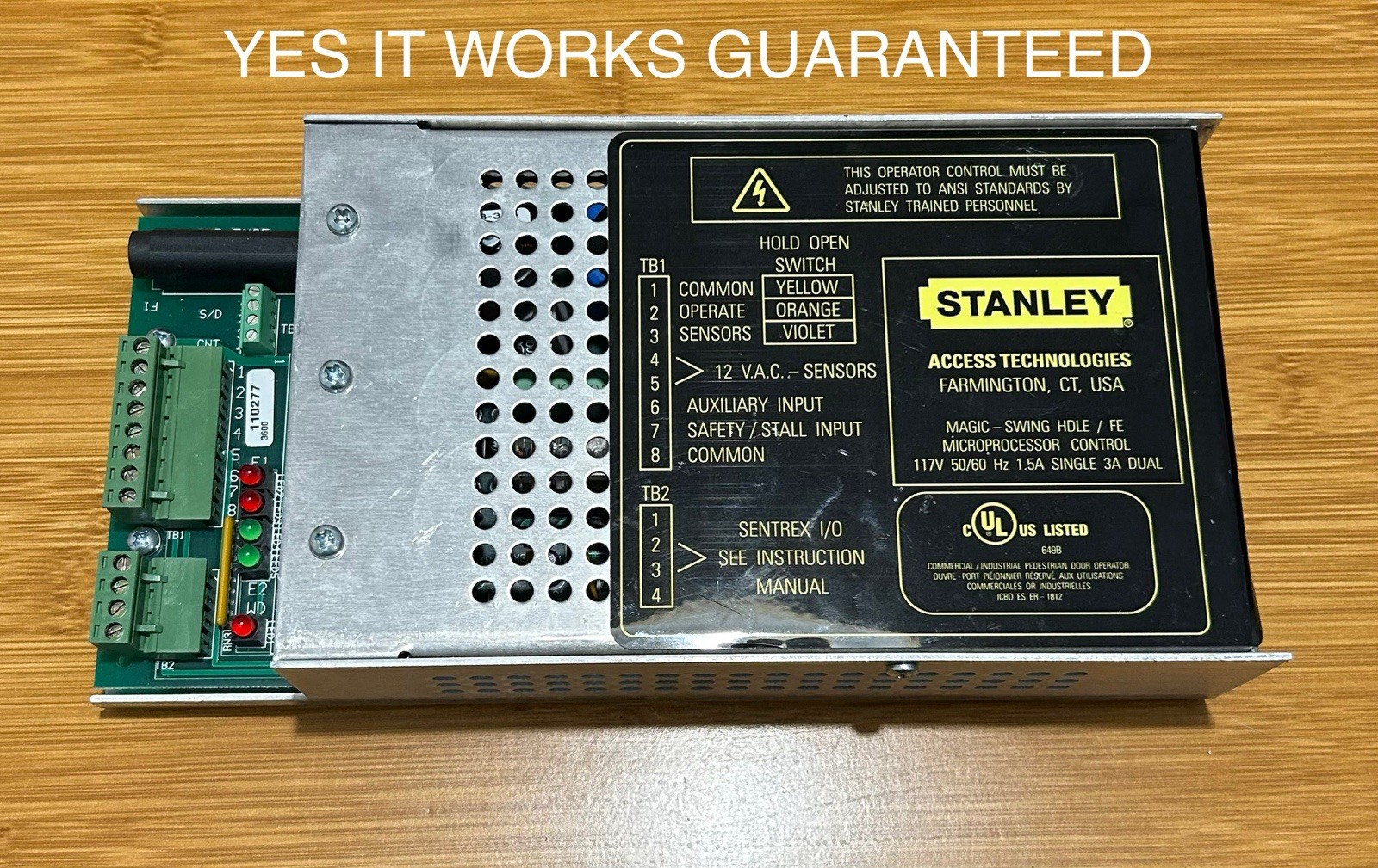 STANLEY ACCESS HDLE/FE MP CONTROL, BLACK LABEL