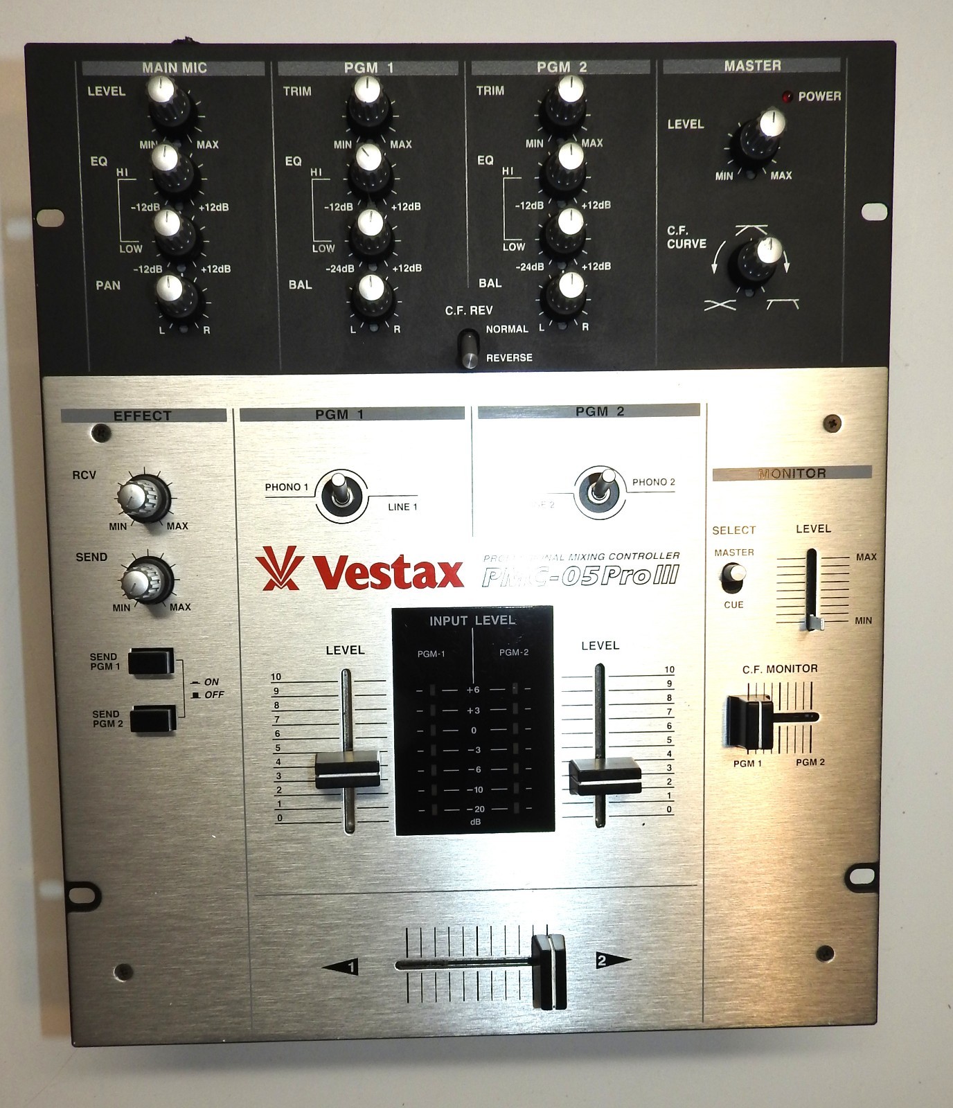 VESTAX PMC-05 III DJ MIXER (*READ AD!)