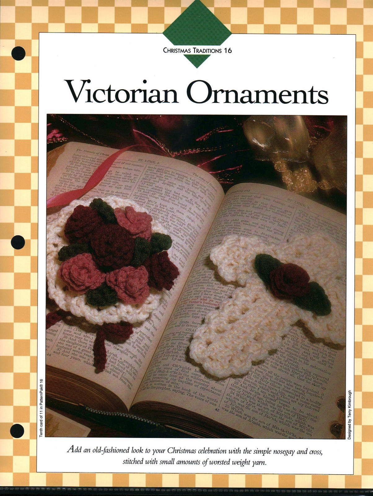 Victorian Ornaments - Christmas Trads 16 | Vanna Crochet Faves 85160-J