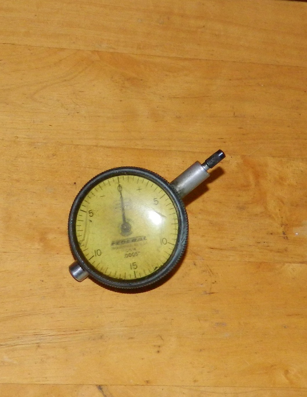Federal Dial Indicator .0005" Graduation Full Jeweled Miracle Movement C5M