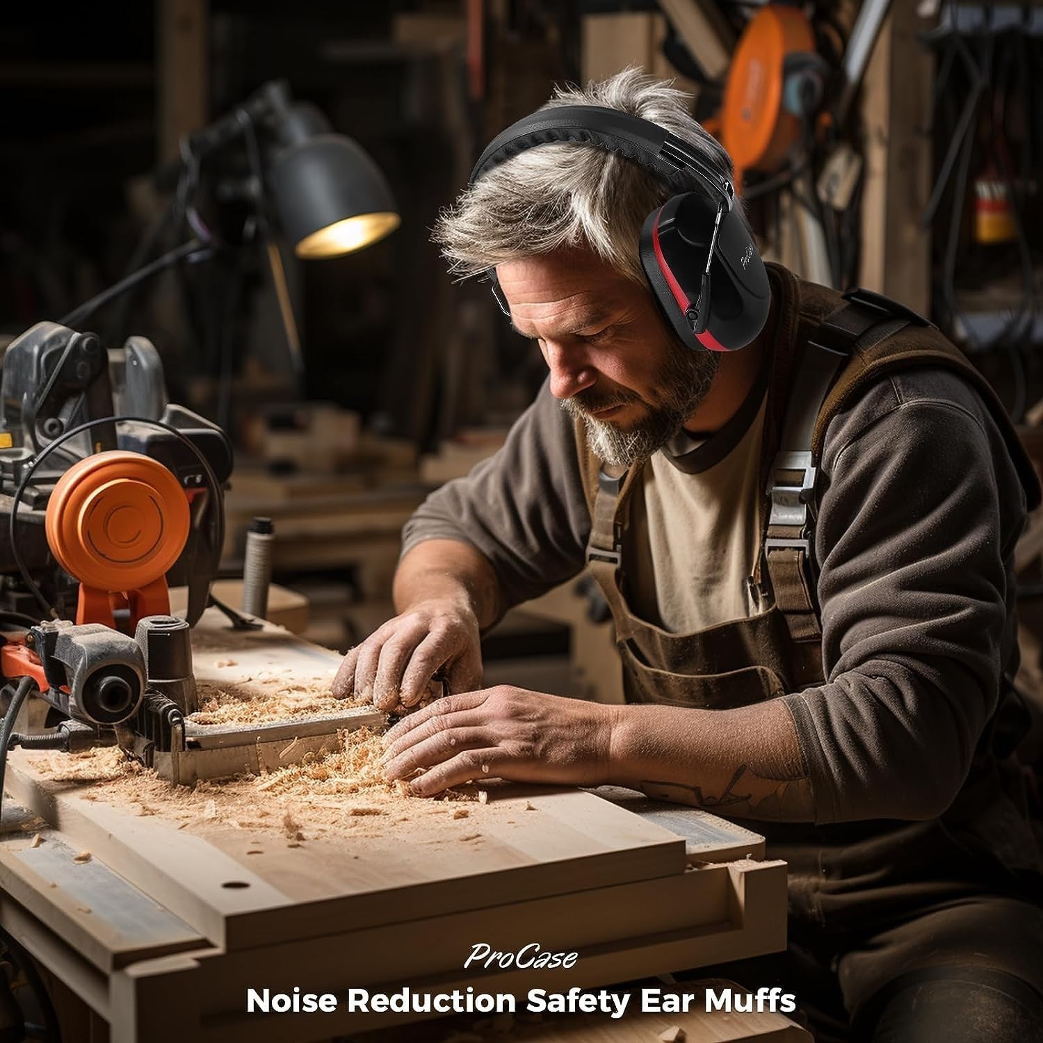 Ear Protection for Shooting Noise Cancelling Ear Muffs for Mowing, Construction