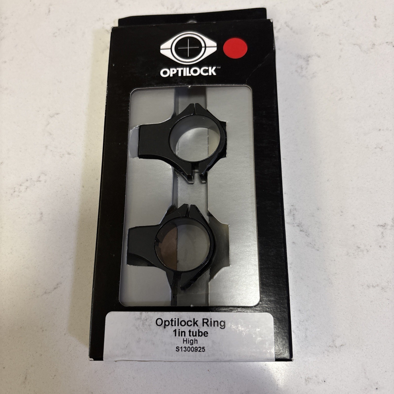 Sako T3 Optilock Ring Set 1" High Blued for Tikka S1300925