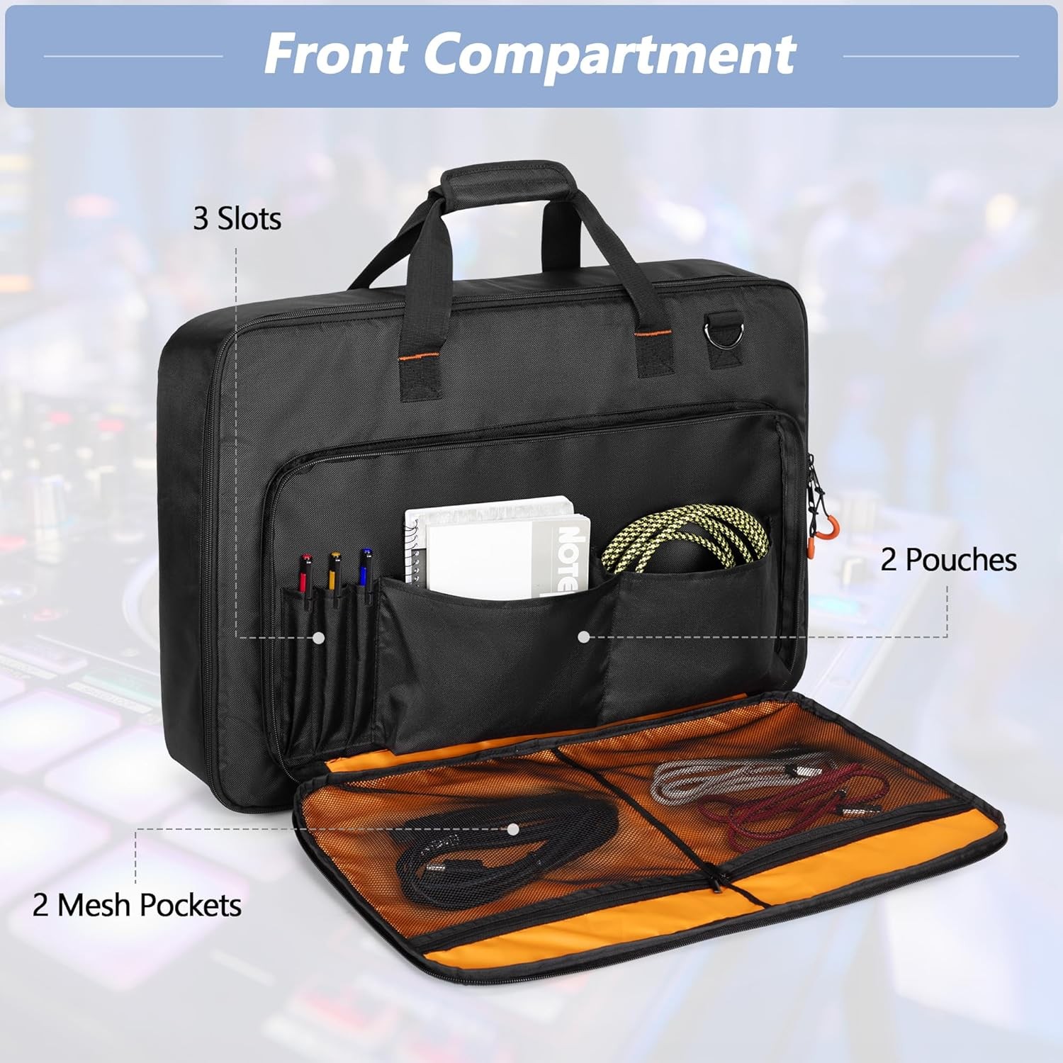 DJ Controller Carrying Case Compatible with Pioneer DDJ SR/DDJ SR2 / DDJ REV1 /