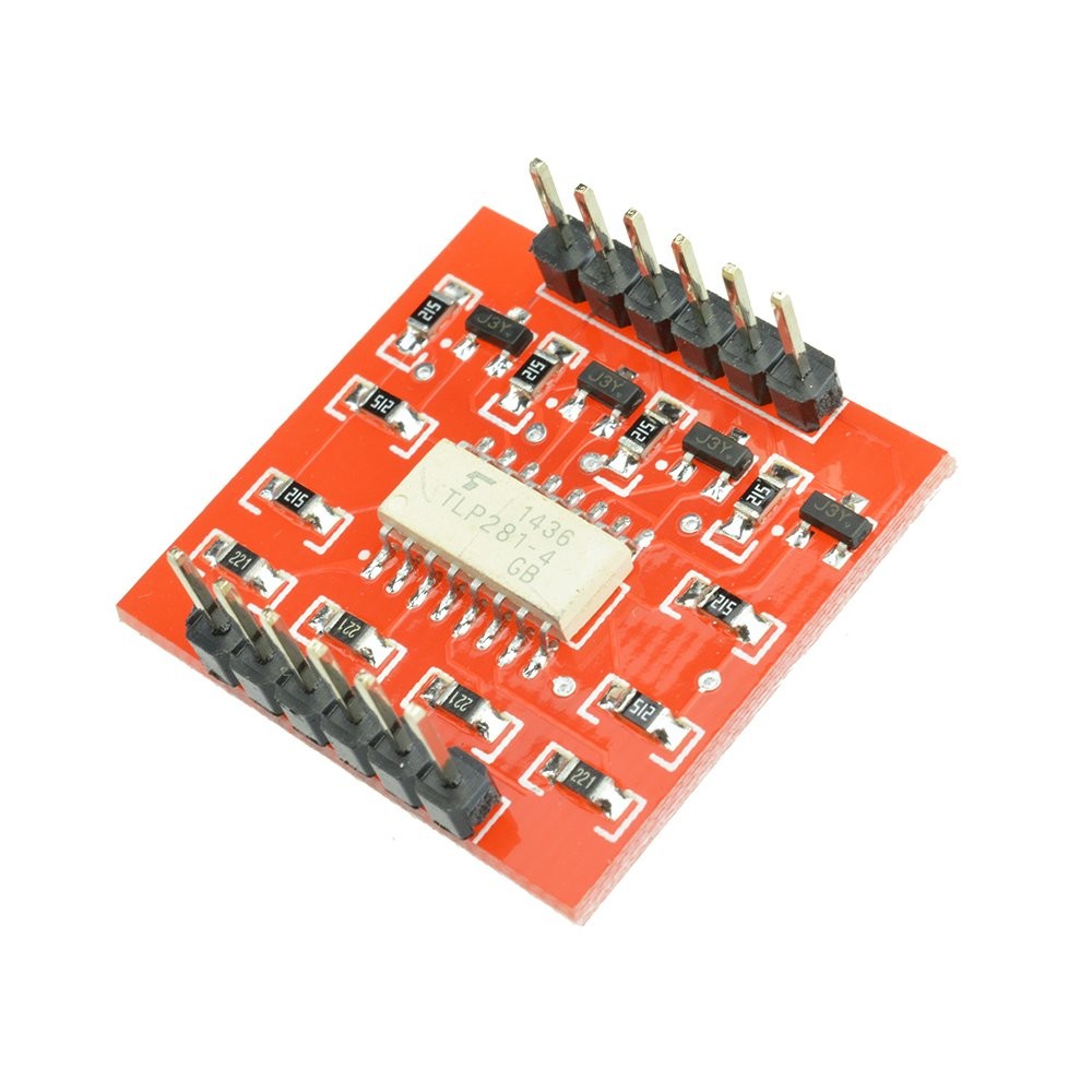 TLP281 4 Channel Optical Coupler Isolation Module High/Low Level Expansion Board