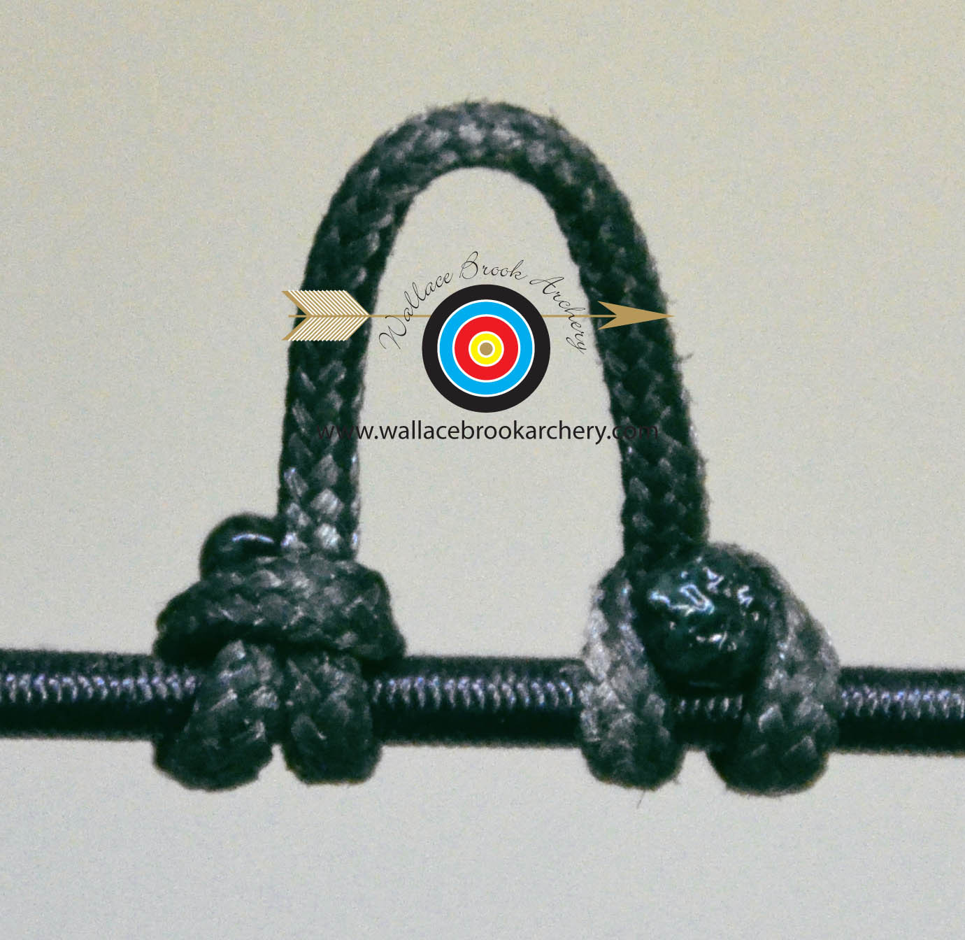2 Pack OD Green Archery Release Bow String Nock D Loop Bowstring BCY #24