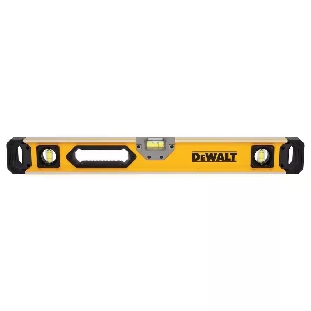 24 in. magnetic heavy duty box beam level | dwht43025 stanley dewalt aluminum