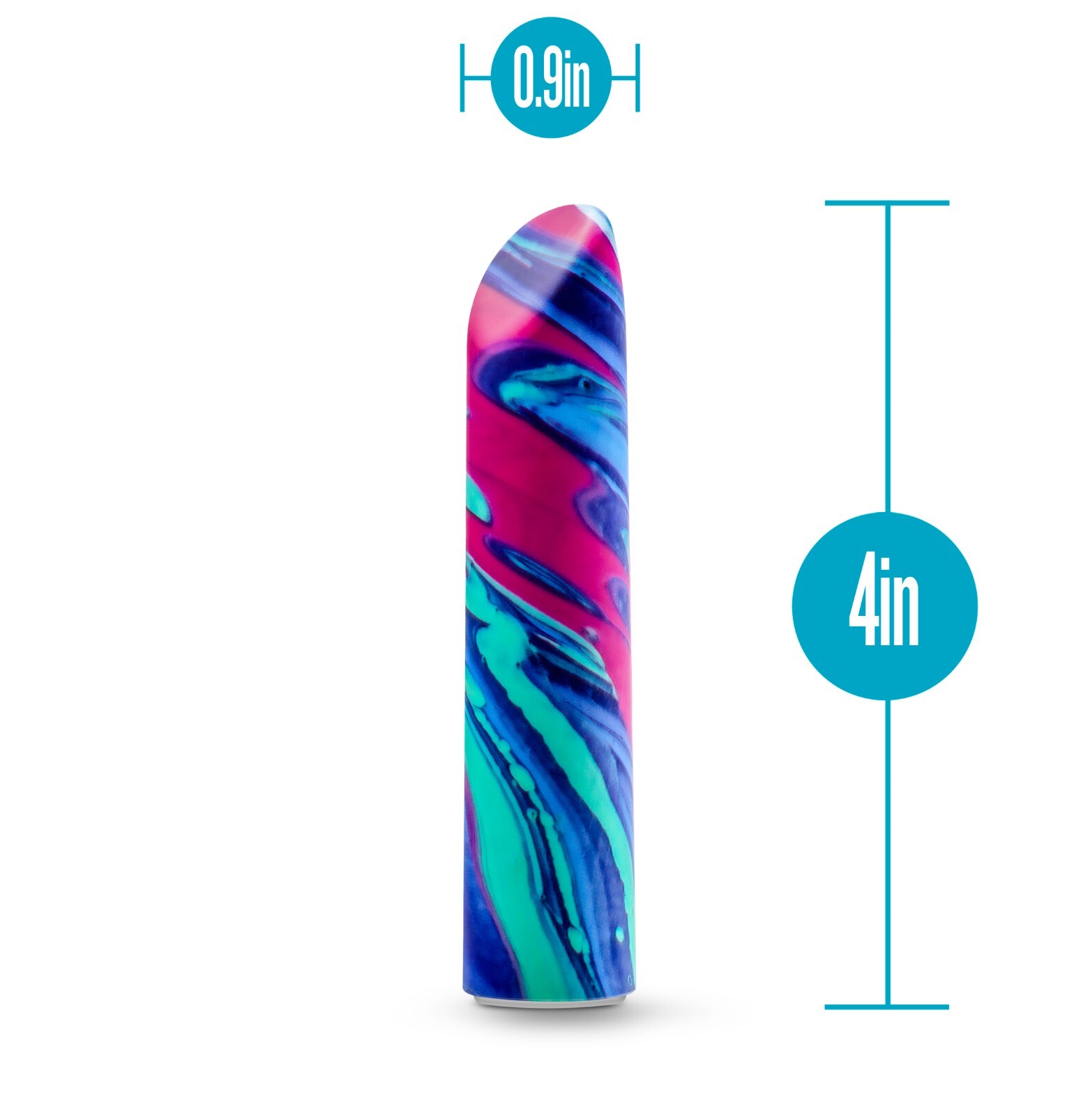 Eden 4" Mini Satin Smooth Texture Rechargeable 10 Rumble Tech vibrator Sex Toy