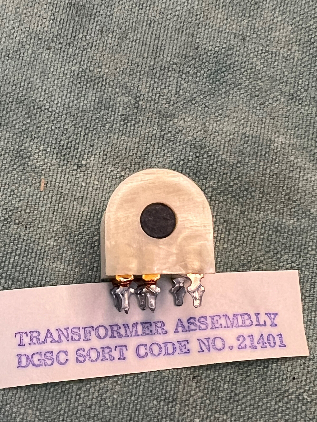 TRANSFORMER ASSEMBLY DGSC SORT CODE NO. 21401