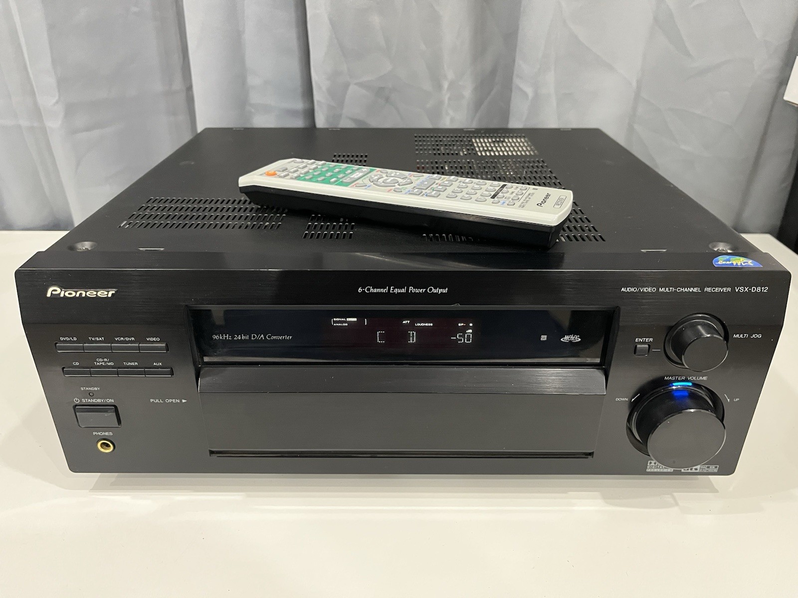 Pioneer VSX-D812-K Stereo Receiver 300 W AC 120 V  Tested