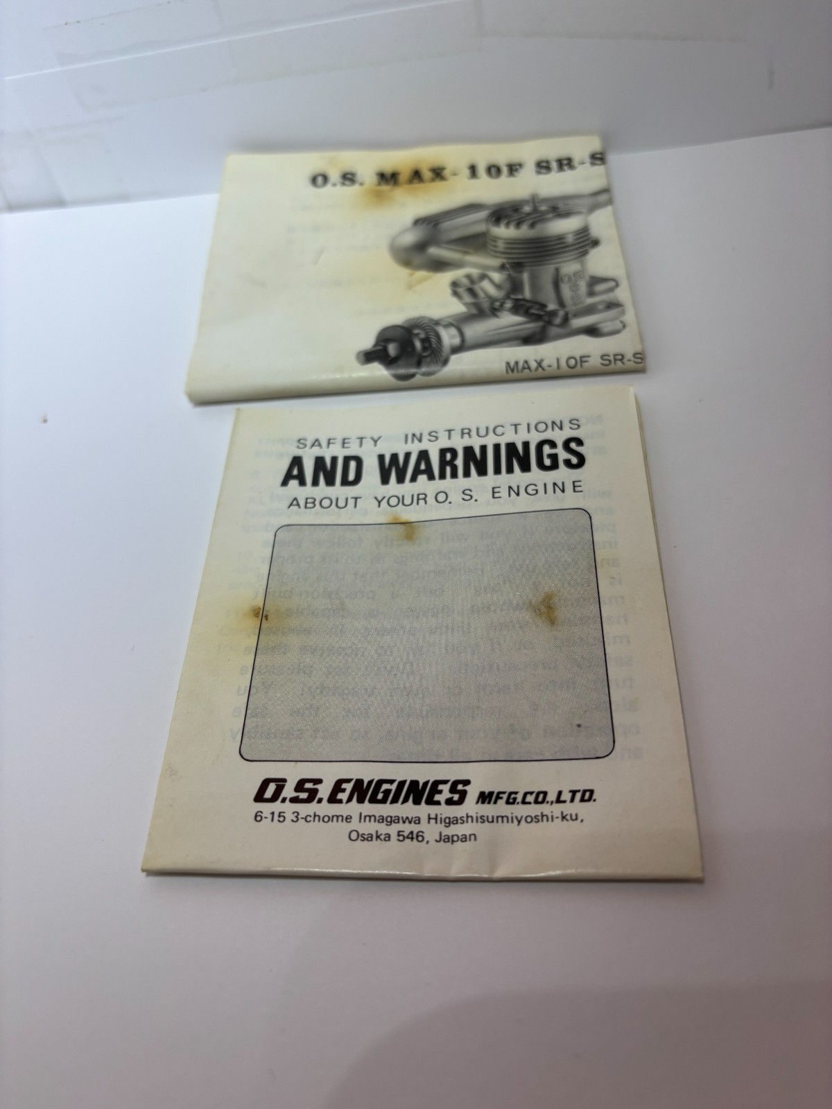 O.S. Max 10F SR model 1107 rc aircraft engine, RARE NIB