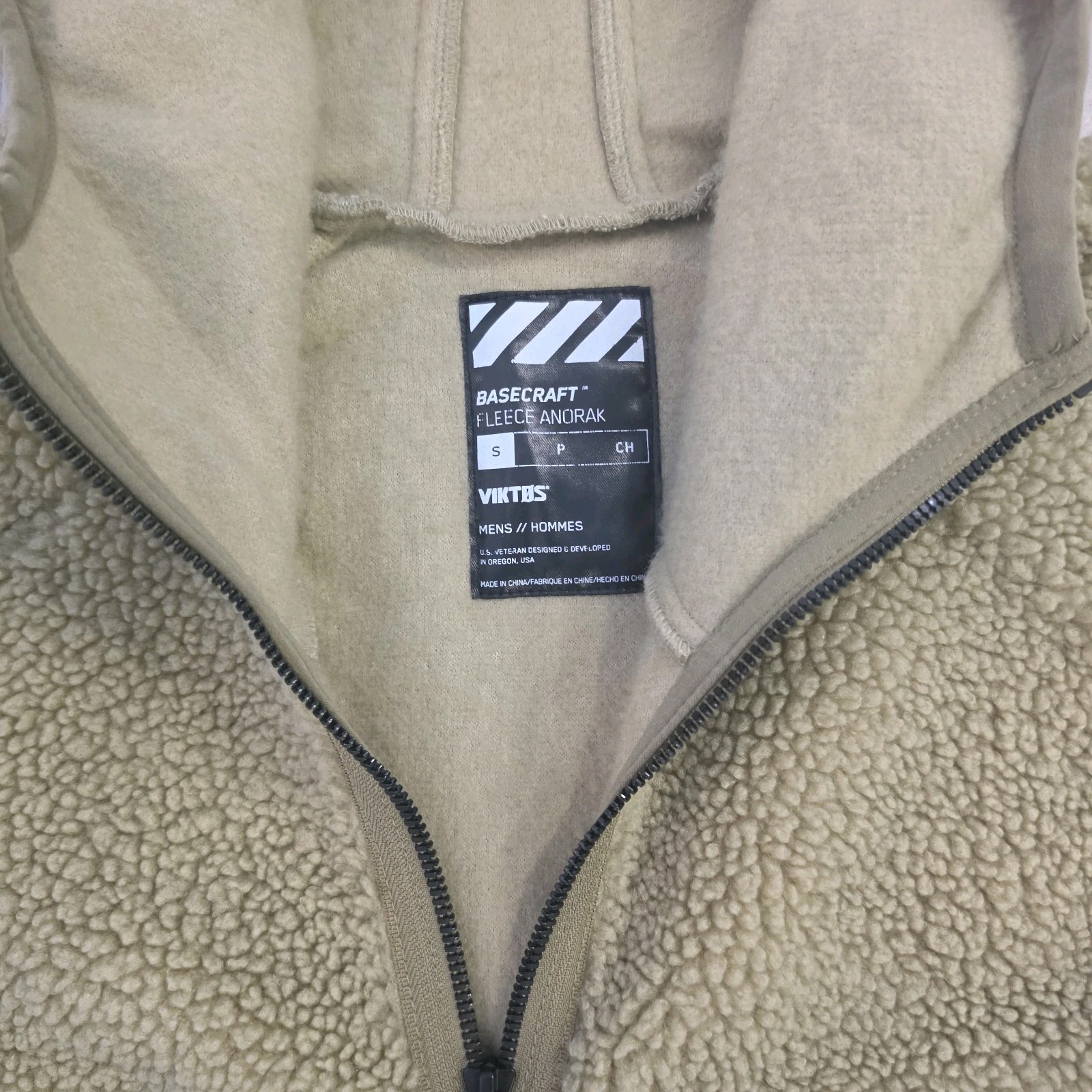 VIKTOS Basecraft Sherpa Pullover Sage Jacket 13056 Small