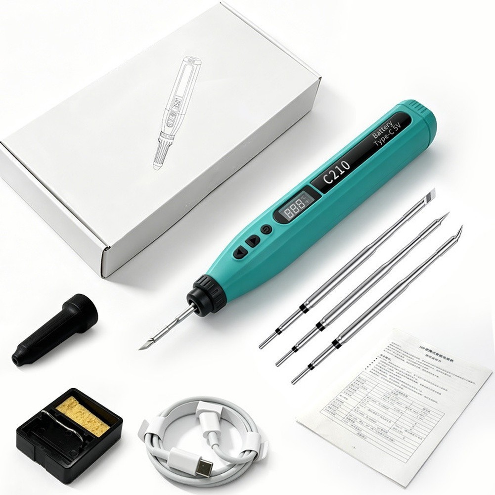 Wireless Digital Soldering Iron 3200mAh For Battery Up to 4 Hours Runtime