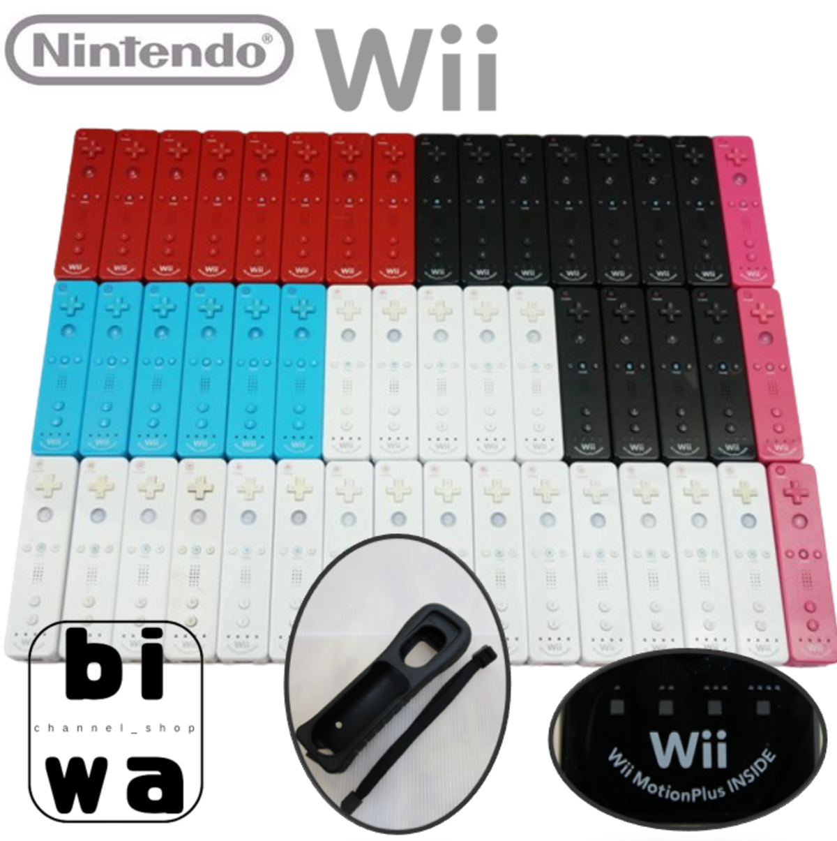 Nintendo Wii Controller Authentic OEM Wii Remote Motion Plus "YOU CHOOSE