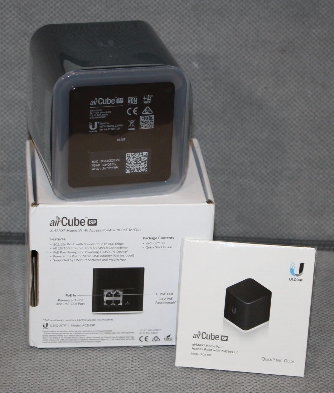 Ubiquiti airCube ACB-AC-US - New Open Box - Fast Priority Mail Shipping