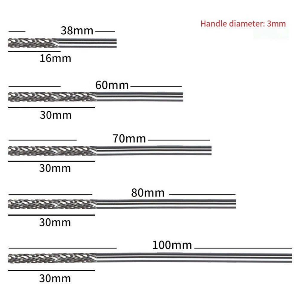 For Casting For Chamfering Carbide Burs Long Shank Carbide Machine Tool