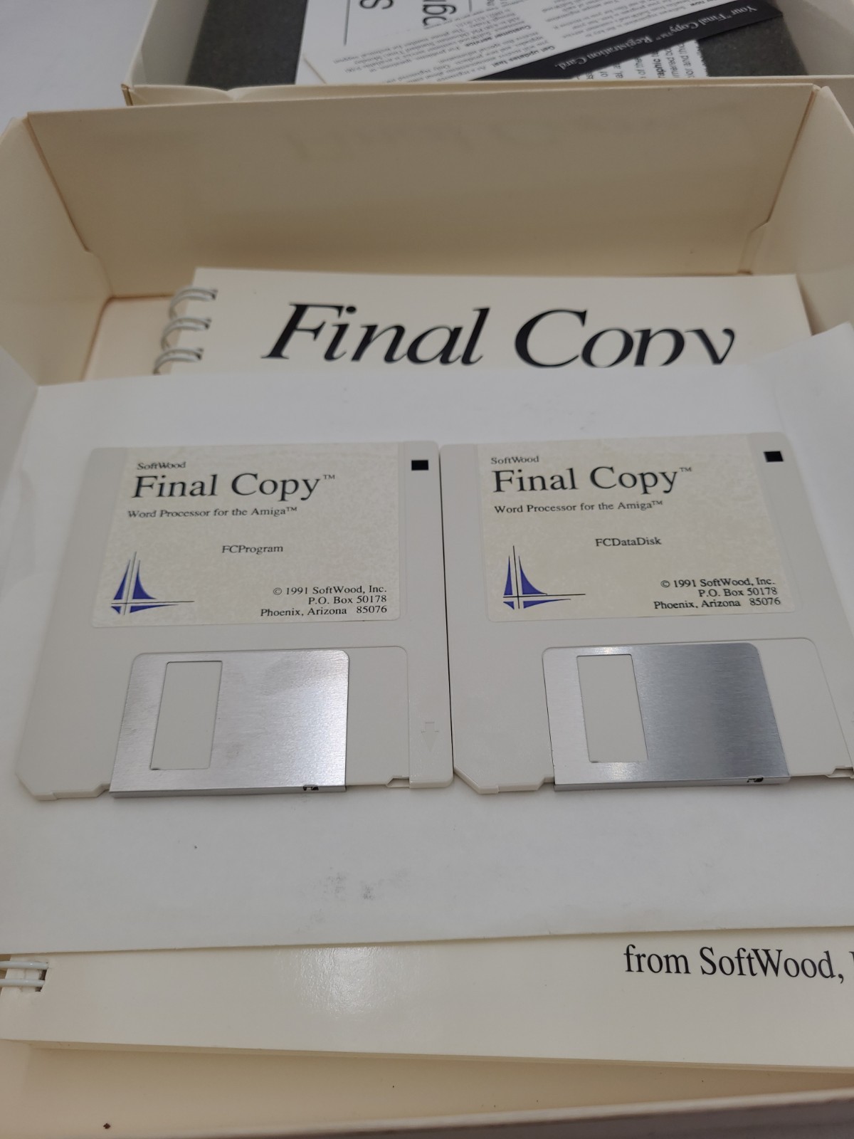 Commodore Amiga Final Copy II Word Processor on 3.5" Disks Read