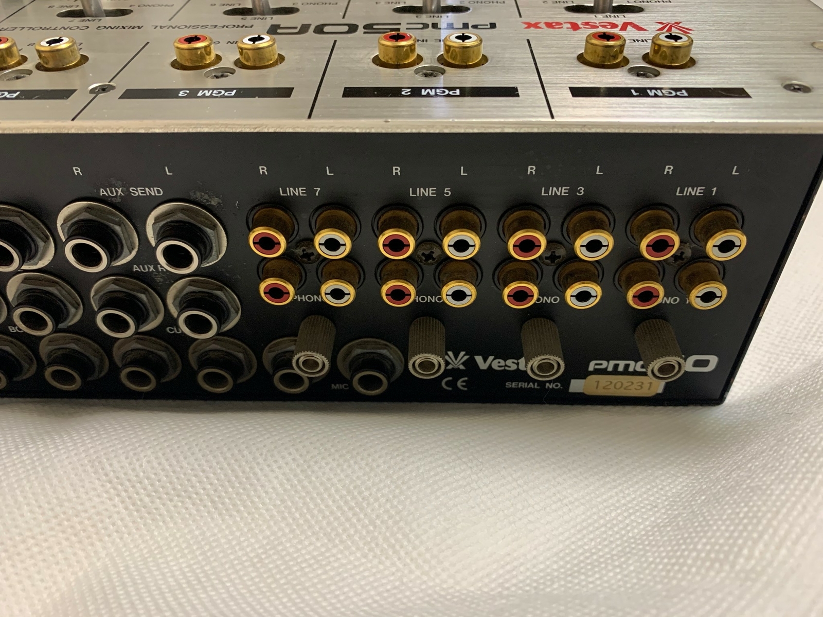 Problem Item! Vestax PMC-50A DJ Mixer Professional Mixing Controller AC100V