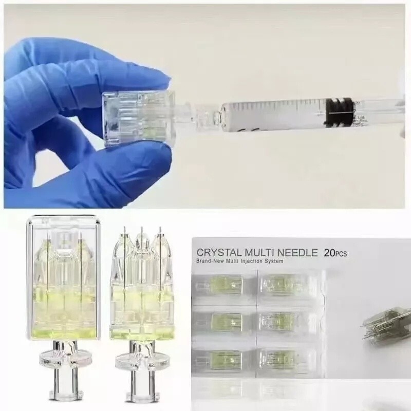Crystal Multi Needle 5 Pin Mesotherapy Microneedle Replace Needle for Skin Care