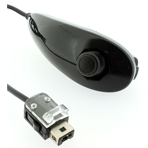 Black Remote Wiimote Nunchuck Controller Set Combo for Nintendo Wii Game