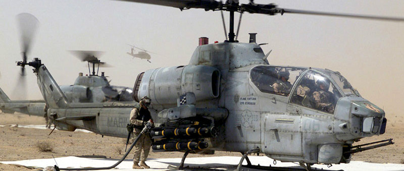 USMC AH-1W SUPER COBRA ATTACK HELICOPTER SUBDUED SSI: Trunk Monkey My Co-pilot