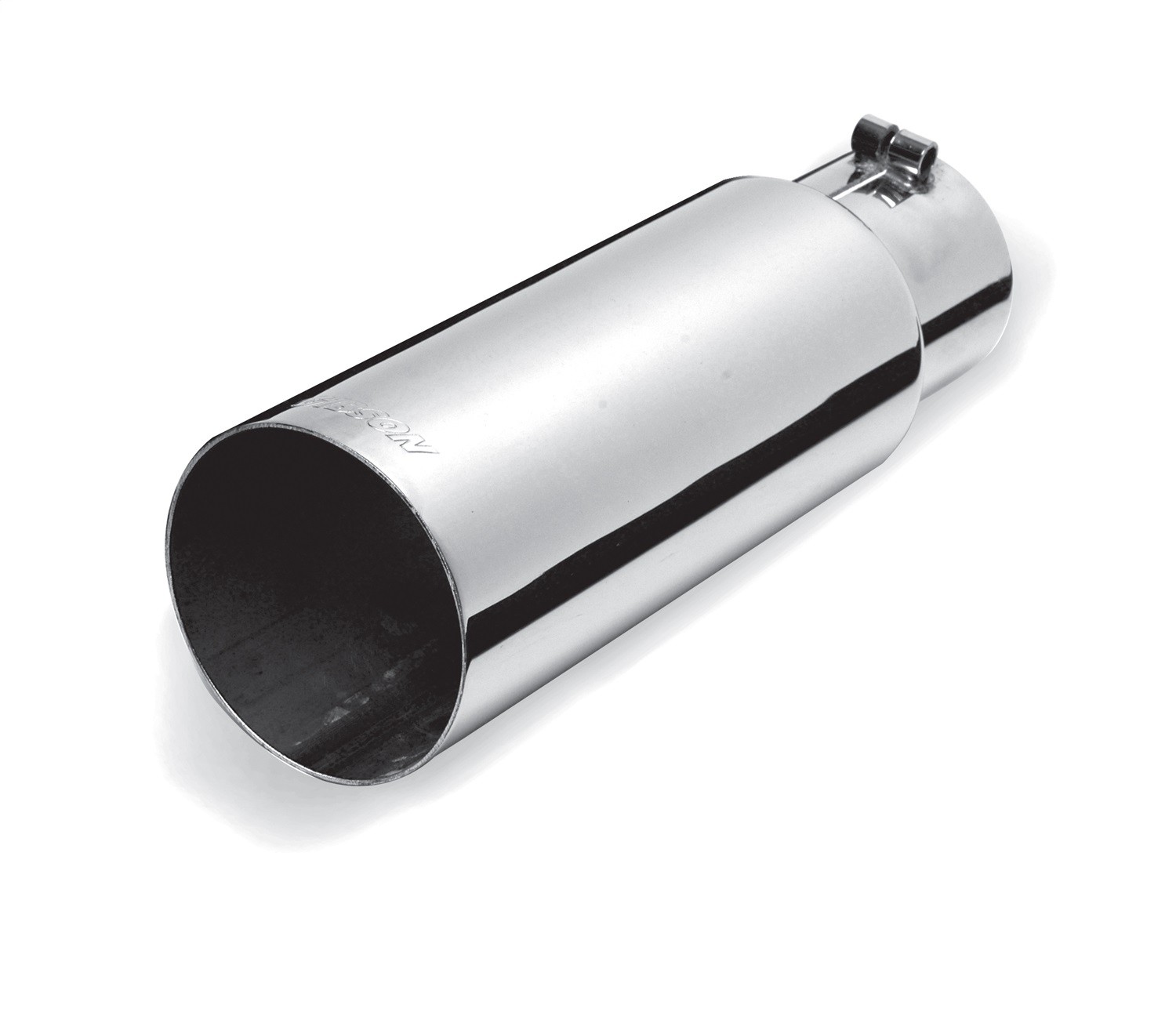 Gibson for Round Single Wall Straight-Cut Tip - 3.5in OD/3in Inlet/12in Length -