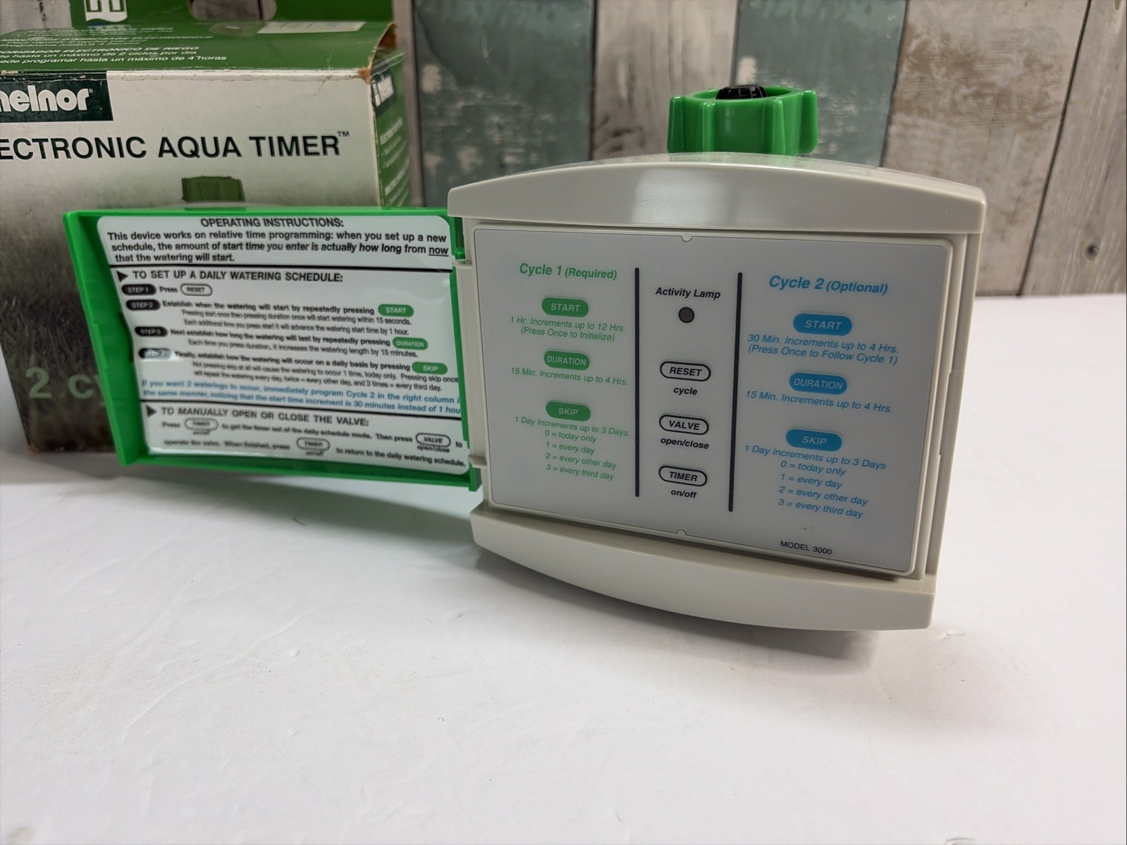 Melnor Electronic Aqua Timer-2 Cycles 3000 Electronic Programable
