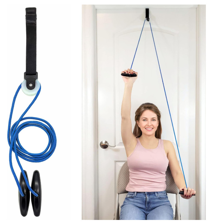 Over The Door Shoulder Pulley for Physical Therapy Equipment, Muscle Recovery