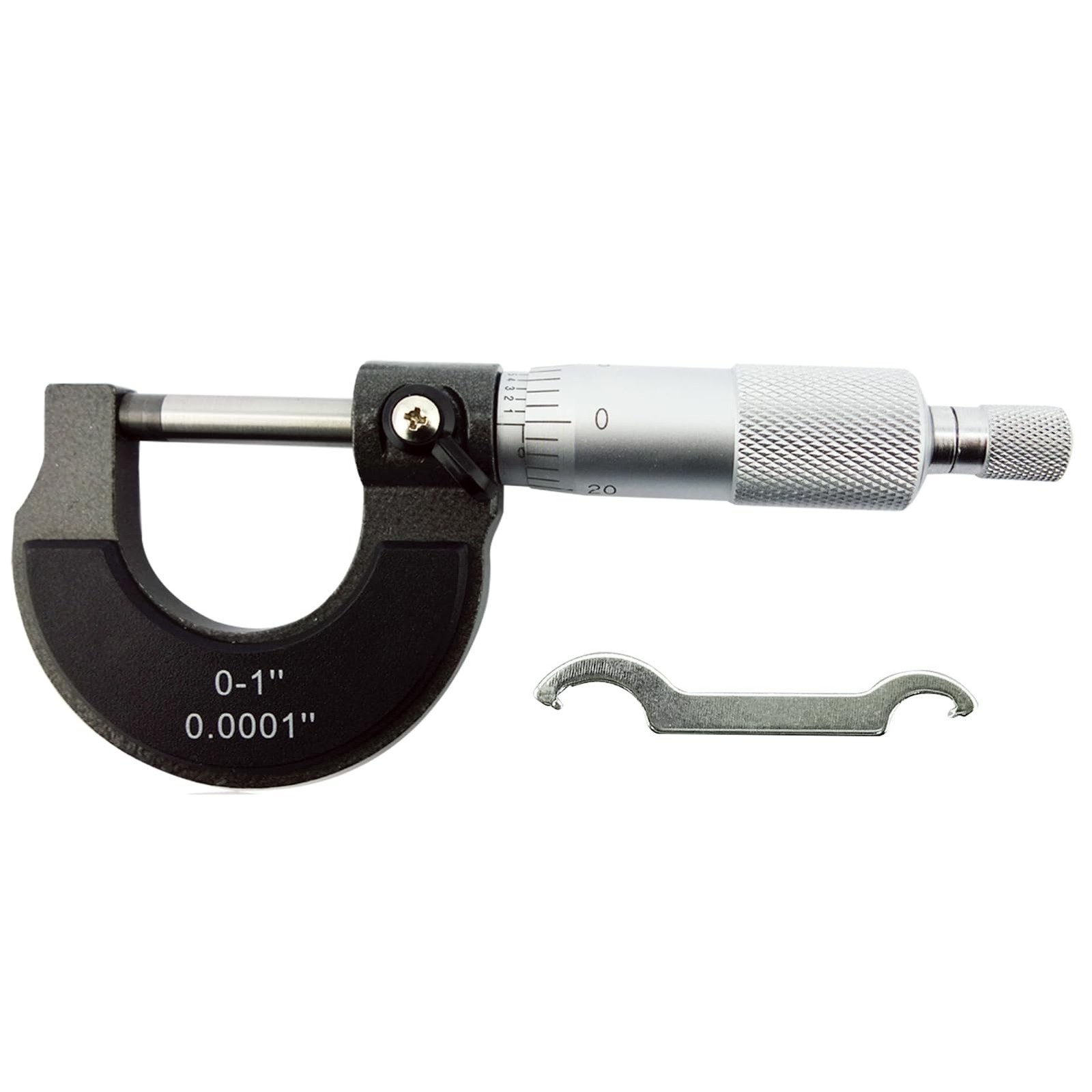 Outside Micrometer, Ratchet Stop, Lock Nut 0-1" /0.0001" Precision Machinist ...
