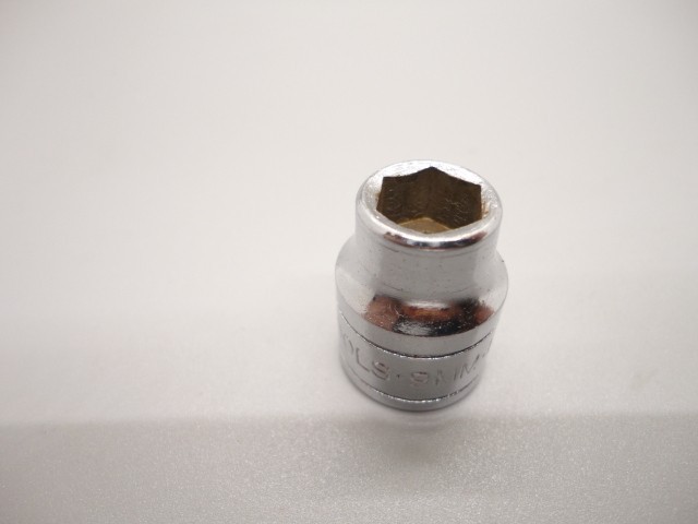 SK Tools 309 3/8" Dr. 9mm 6pt Standard Metric Chrome Socket U.S.A.