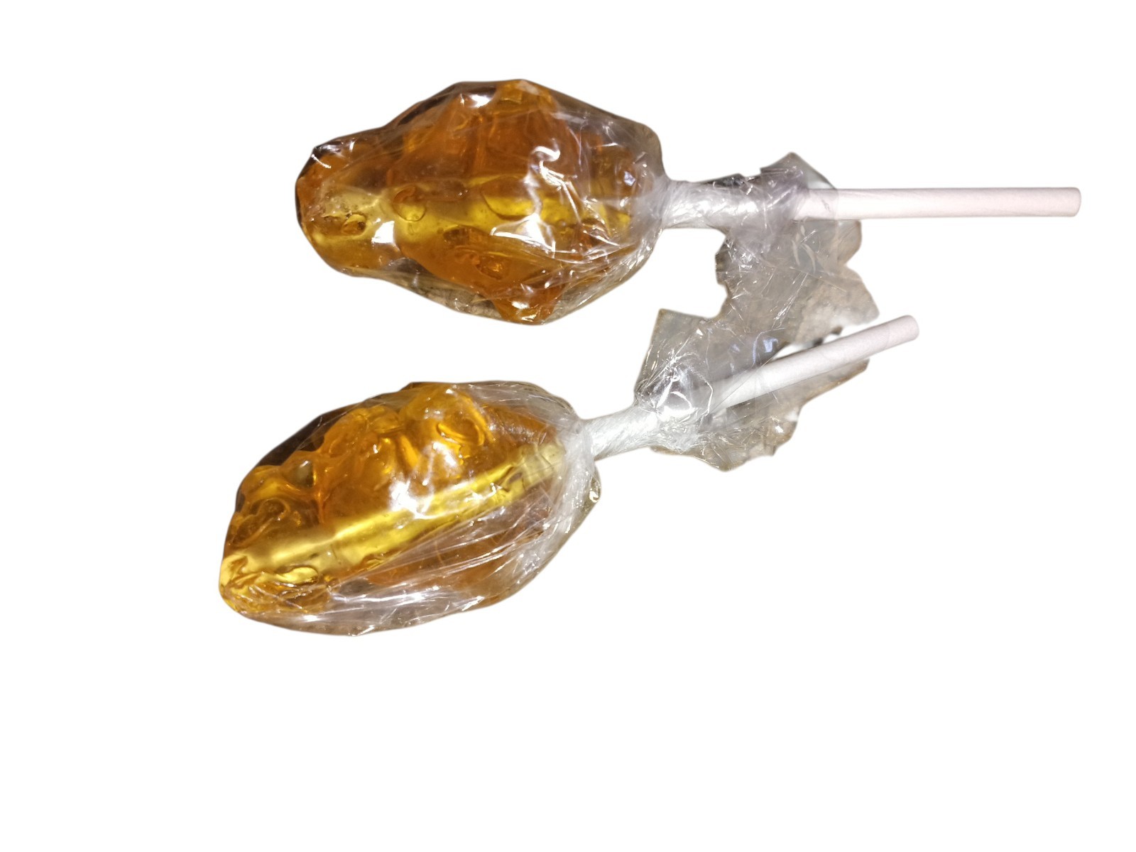 Golden Yellow  Bear Shaped Lollipops