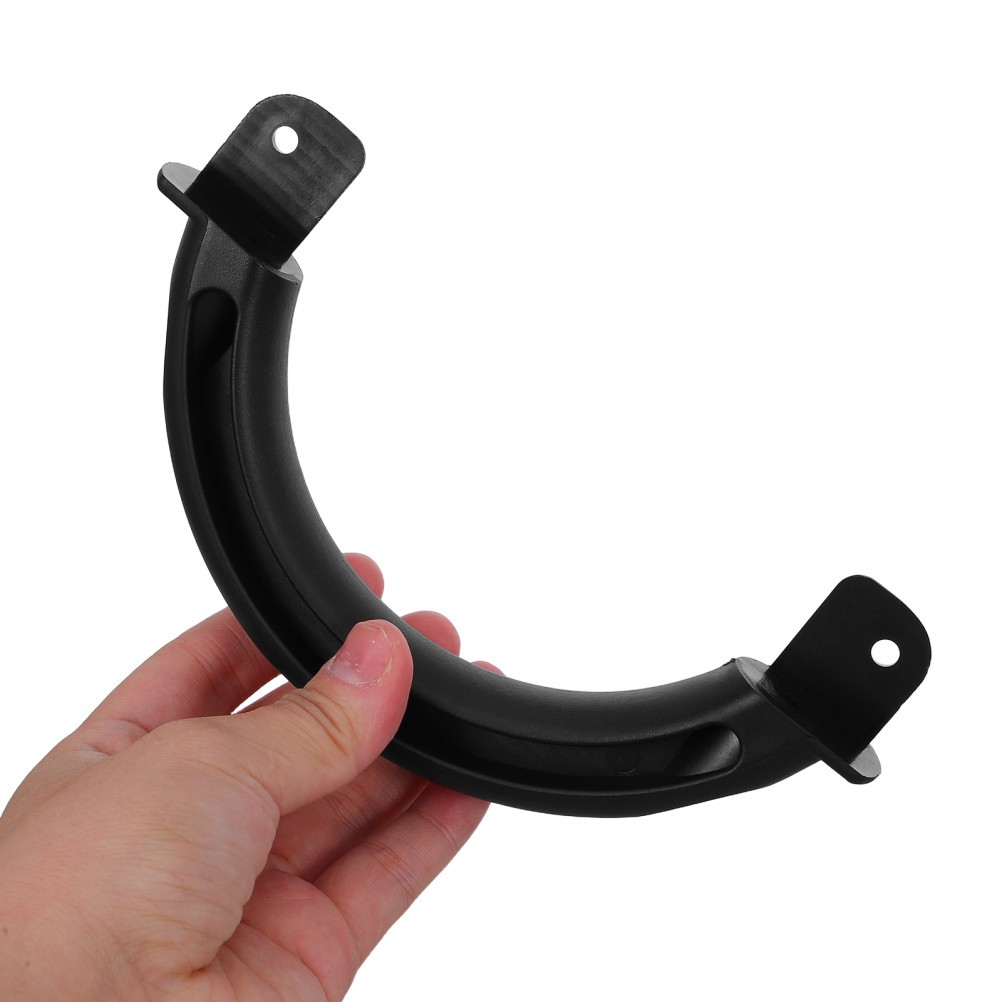 Universal Black Nylon Gate Pull Handle for Garden Fence and Barn Door Hardware