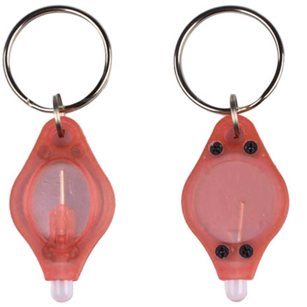 10/20Pcs LED Mini Keychain Flashlight Key Ring Light Bright Torch Outdoor Hiking