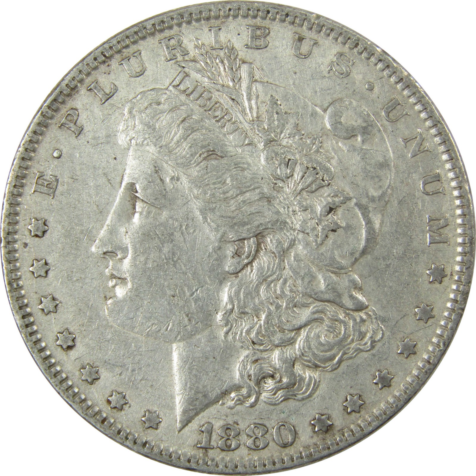 1880 O Morgan Silver Dollar XF EF Extremely Fine $1 Coin SKU:I25393