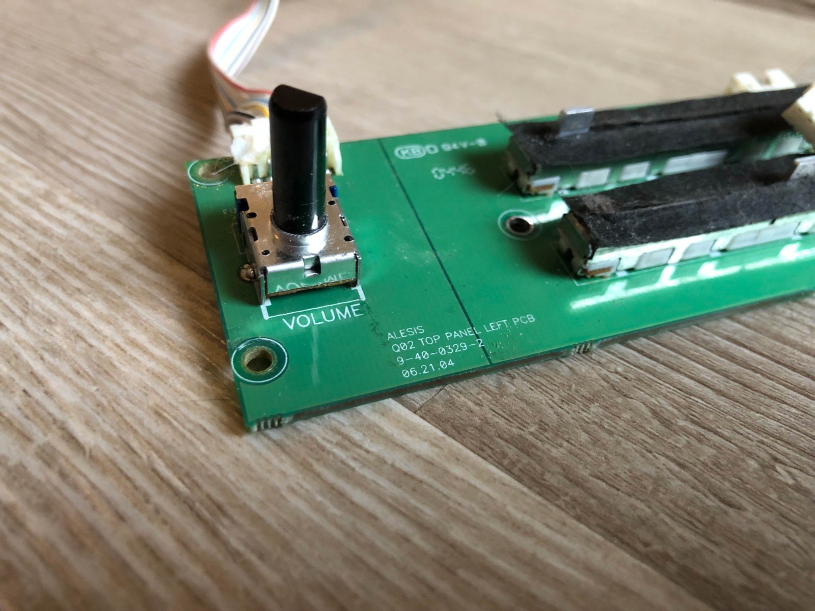 OEM Alesis Micron Left Panel Board w/ New Volume Potentiometer
